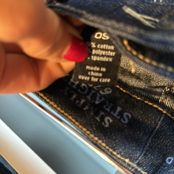 The Limited Simply Straight 678 leg jeans size 0S - Picture 3 of 4